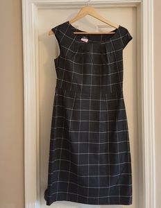 Grey check dress